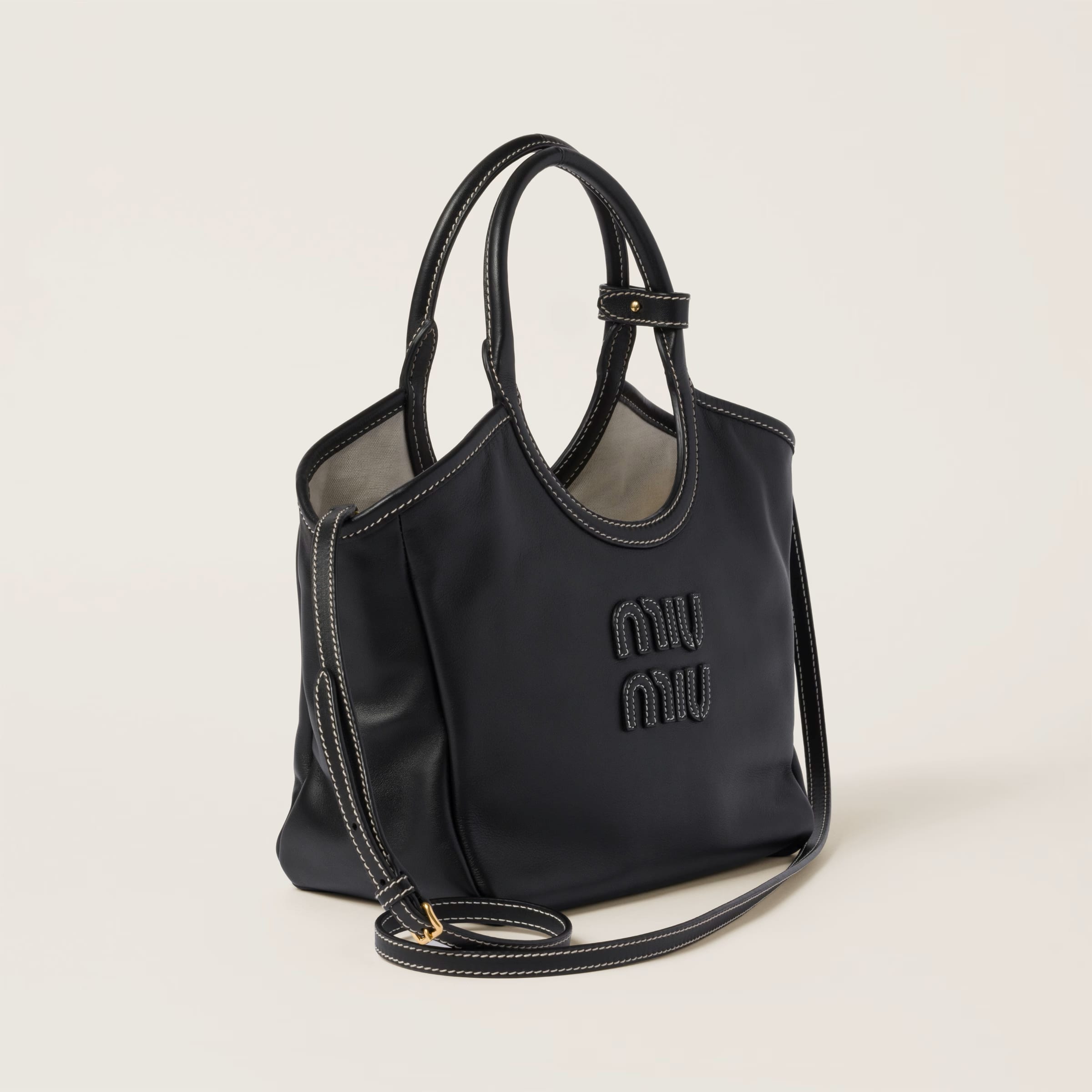 IVY leather bag - Black (Small)